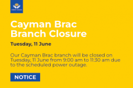 Cayman Brac Branch Closure