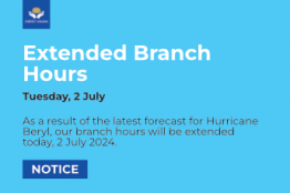 Extended Branch Hours